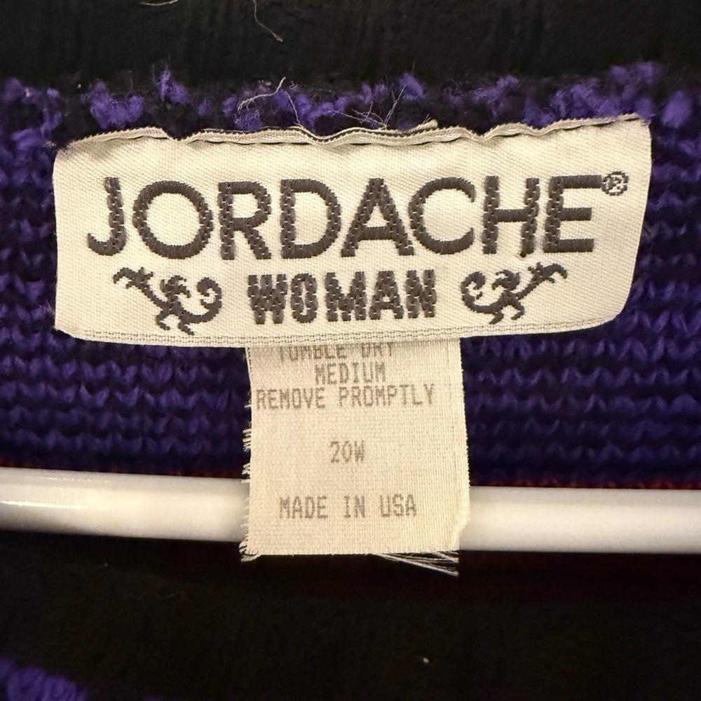 Jordache Multicolor Geometric Sweater Retro - Picture 11 of 13